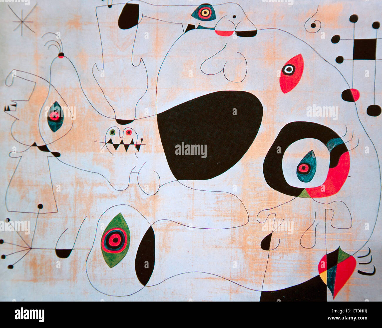 Joan Miro - Le Port Banque D'Images