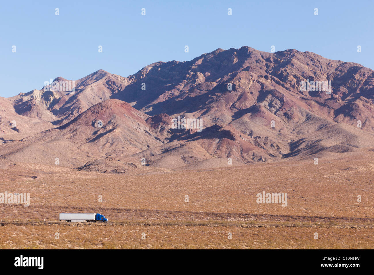 Des montagnes du désert du sud-ouest américain - Californie USA Banque D'Images