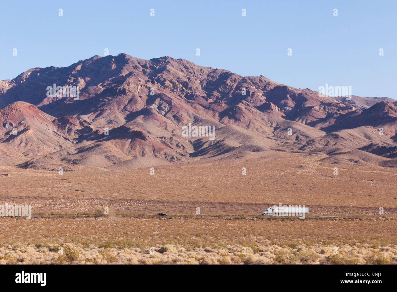 Des montagnes du désert du sud-ouest américain - Californie USA Banque D'Images