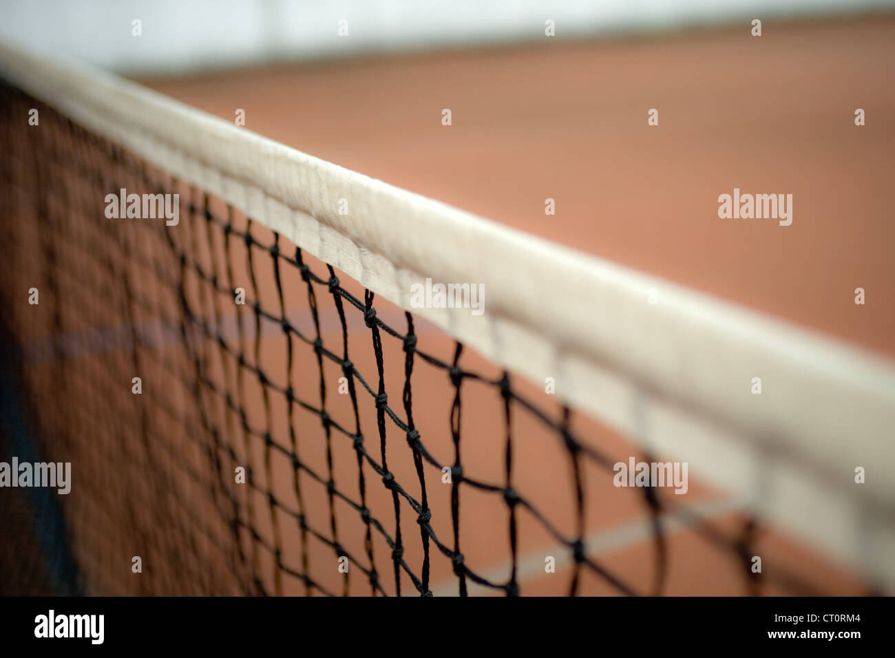 Tennis de net. Banque D'Images