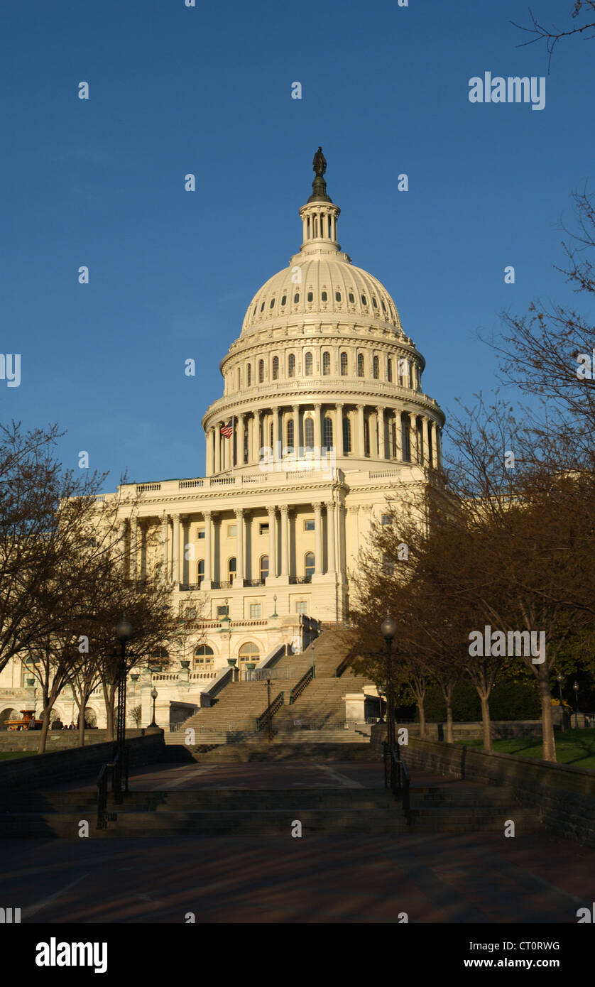 Washington DC, United States - le Capitol sur la colline du Capitole Banque D'Images