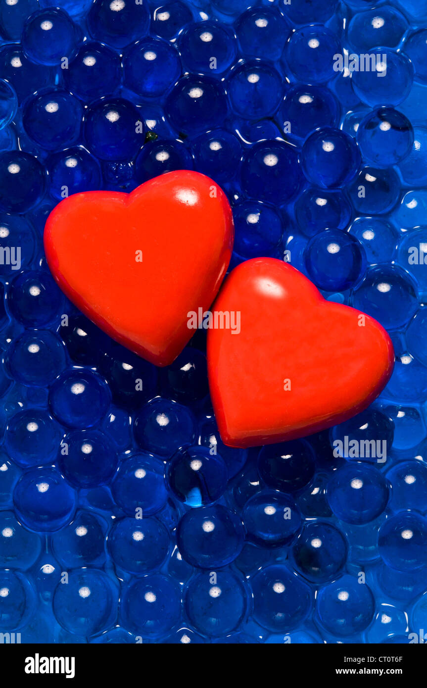 Valentine hearts, love concept Banque D'Images