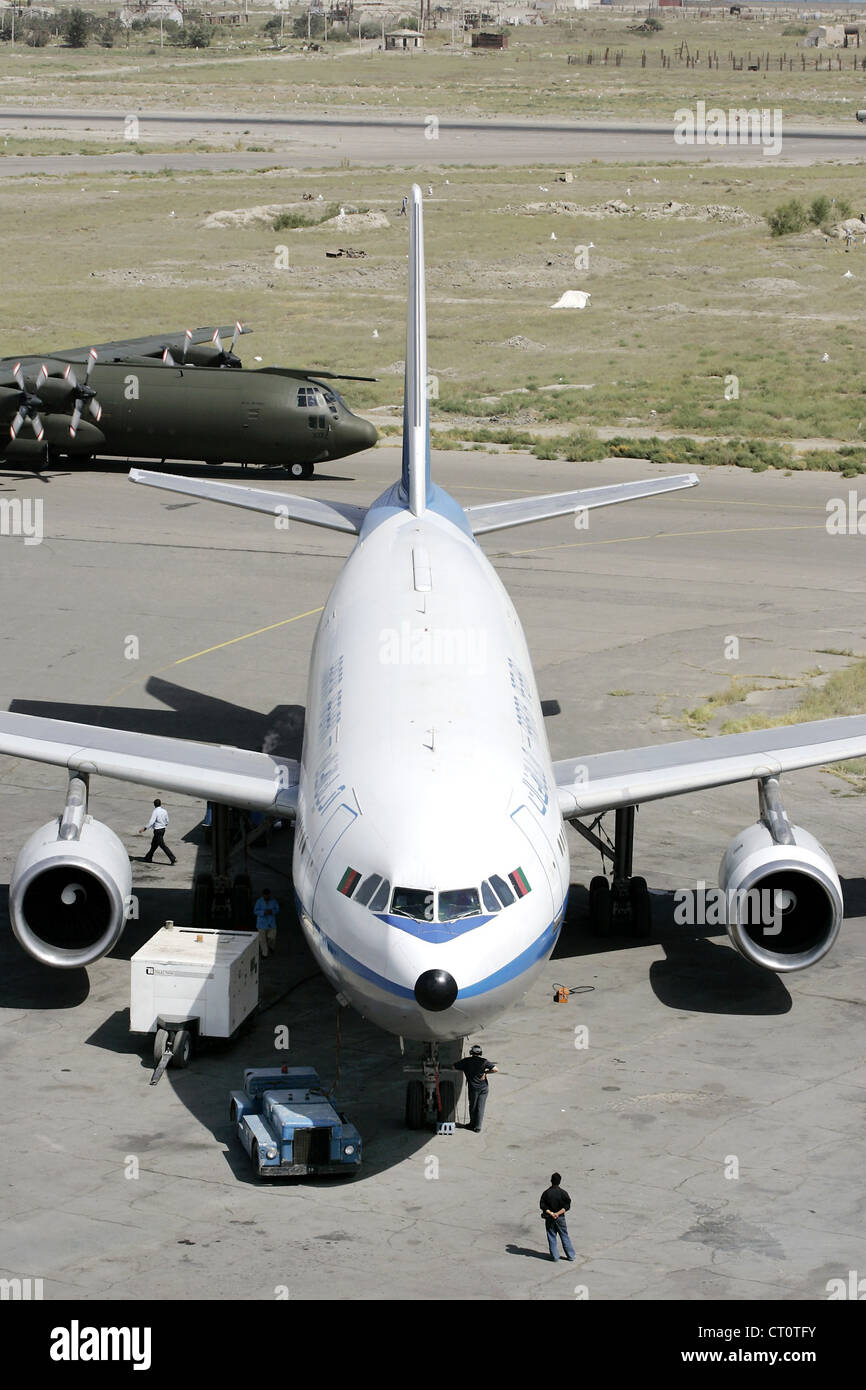 L'aéroport international de Kaboul Banque D'Images