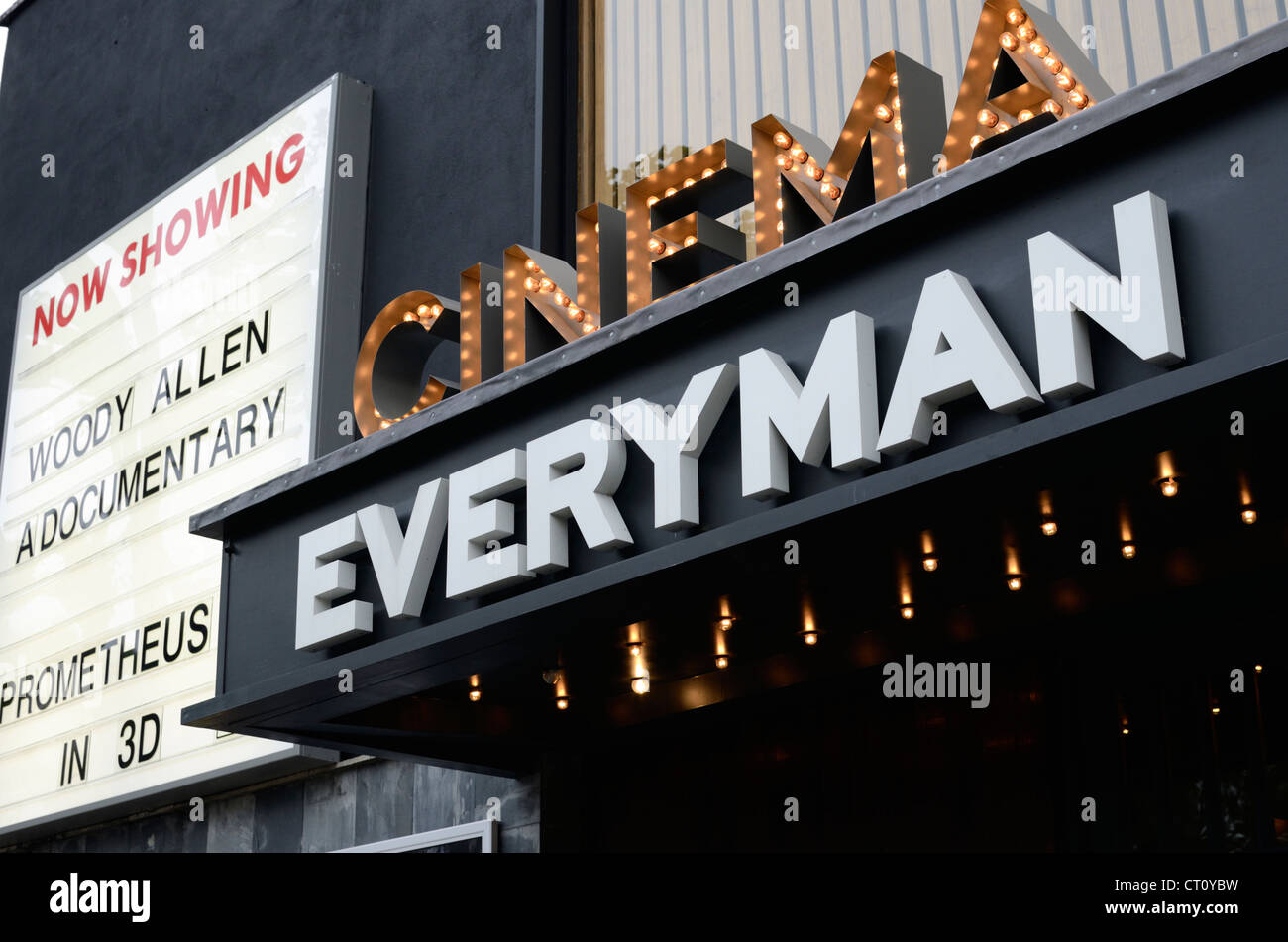 L'Everyman Cinema à Sutherland Avenue, Maida Vale, London, UK Banque D'Images