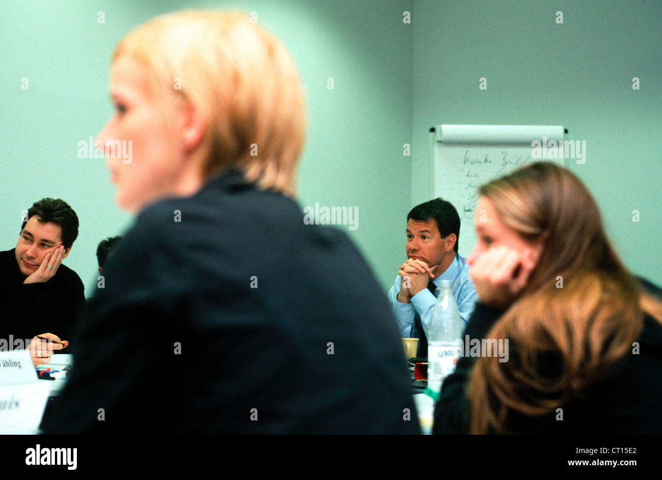 Koeln, RTL Télévision pour les journalistes de l'école et le multimédia Banque D'Images