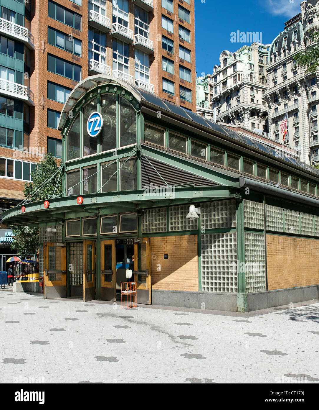 Salle de contrôle de l'IRT 72nd Street à Manhattan, New York, USA. Banque D'Images