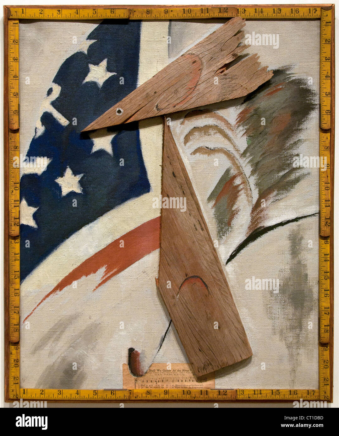 Portrait de Ralph Dusenberry 1924 Arthur Dove American United States of America Banque D'Images