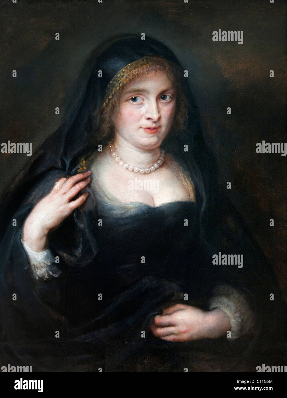 Portrait d'une femme probablement Susanna Susanna Fourment Lunden Années 1620 Peter Paul Rubens 1577-1640 Belgique belge flamande Banque D'Images