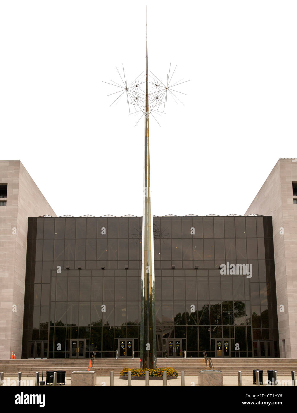 Extérieur de la National Air and Space Museum de Washington DC, USA. Banque D'Images