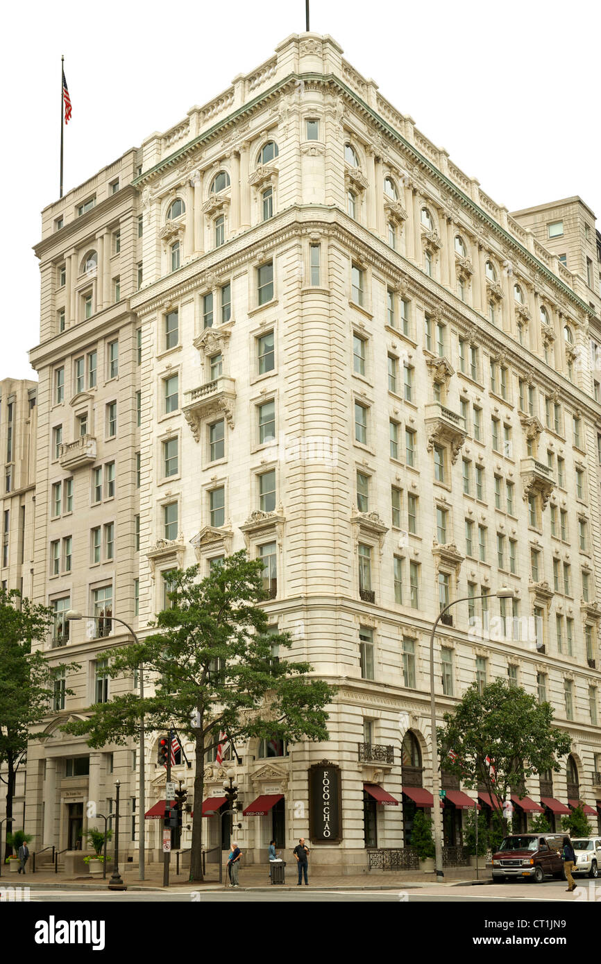 Soirée Star Building, Washington DC, USA. Banque D'Images