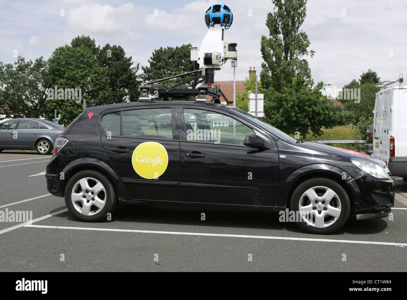 Google Street View camera car uk Banque D'Images