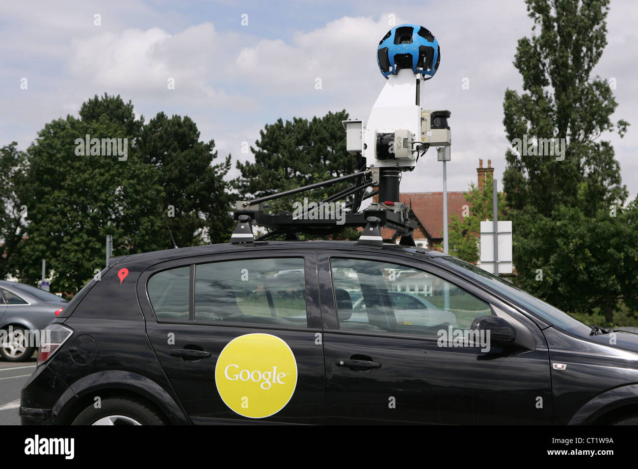 Google Street View camera car uk Banque D'Images