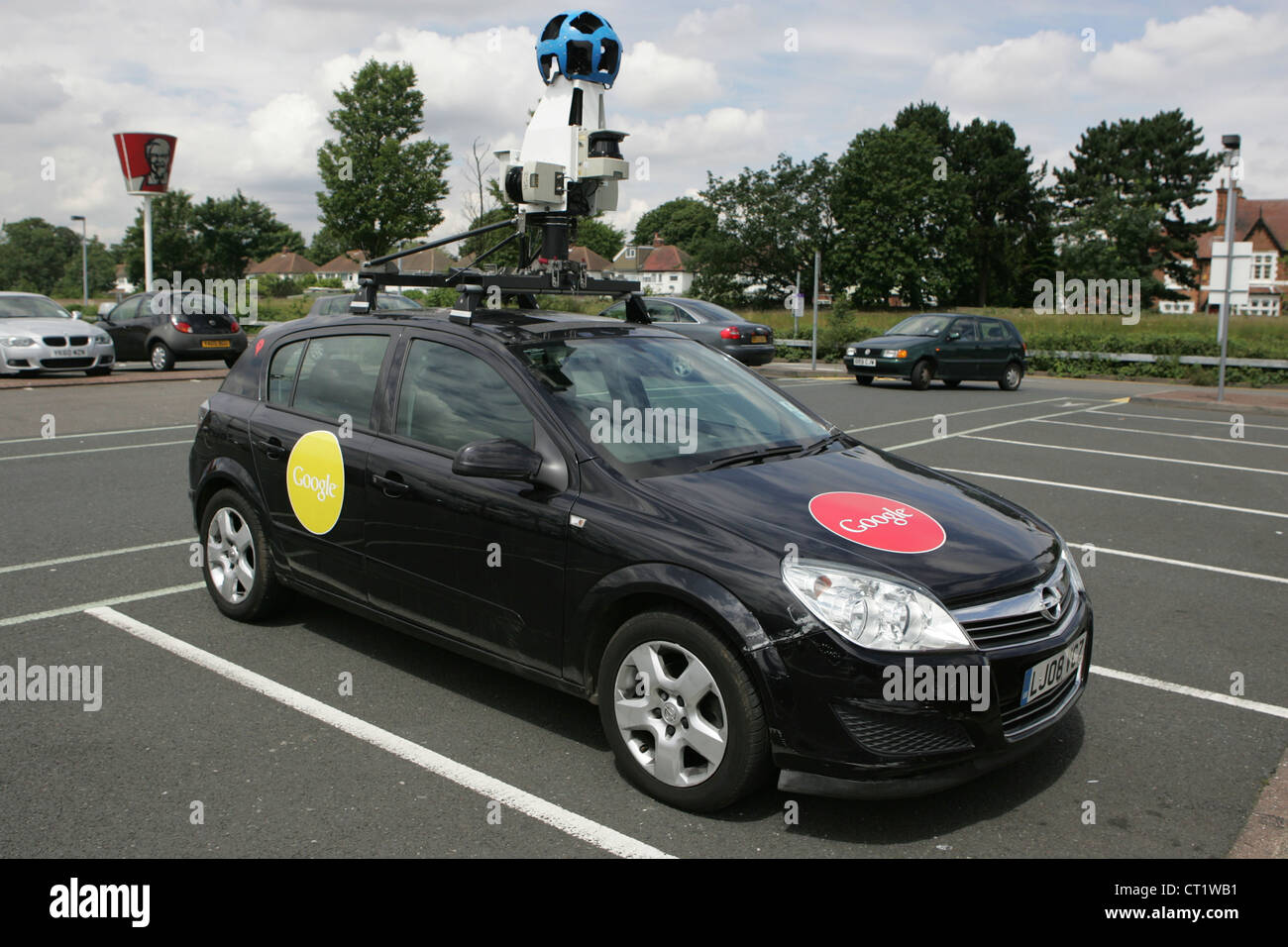 Google Street View camera car uk Banque D'Images