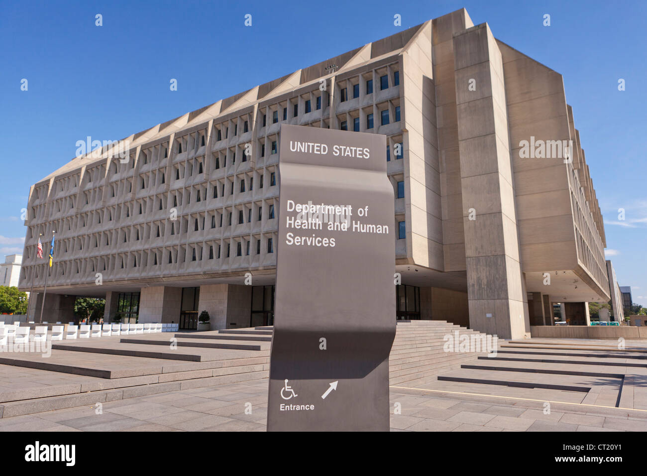 US Department of Health and Human Services (DHHS bâtiment du siège / HHS) - Washington, DC USA Banque D'Images