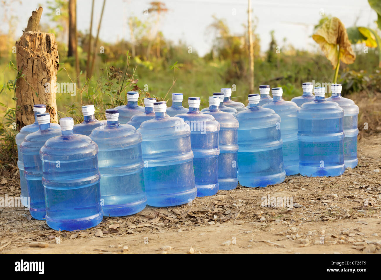 Les approvisionnements en eau douce dans les pays Banque D'Images