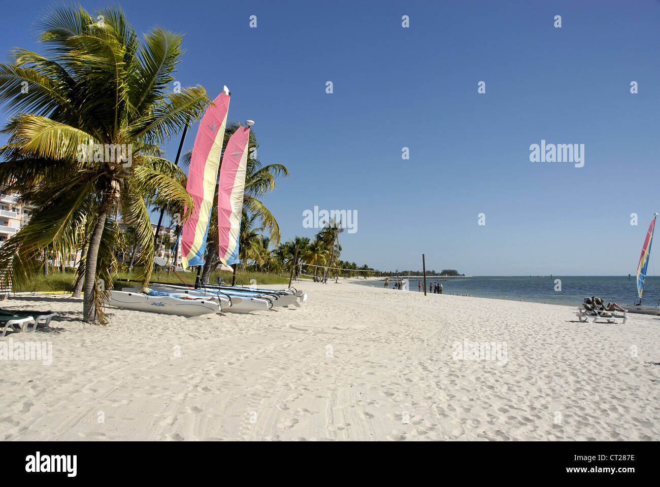 La Smather Beach à Key West, comté de Monroe, en Floride, USA Banque D'Images