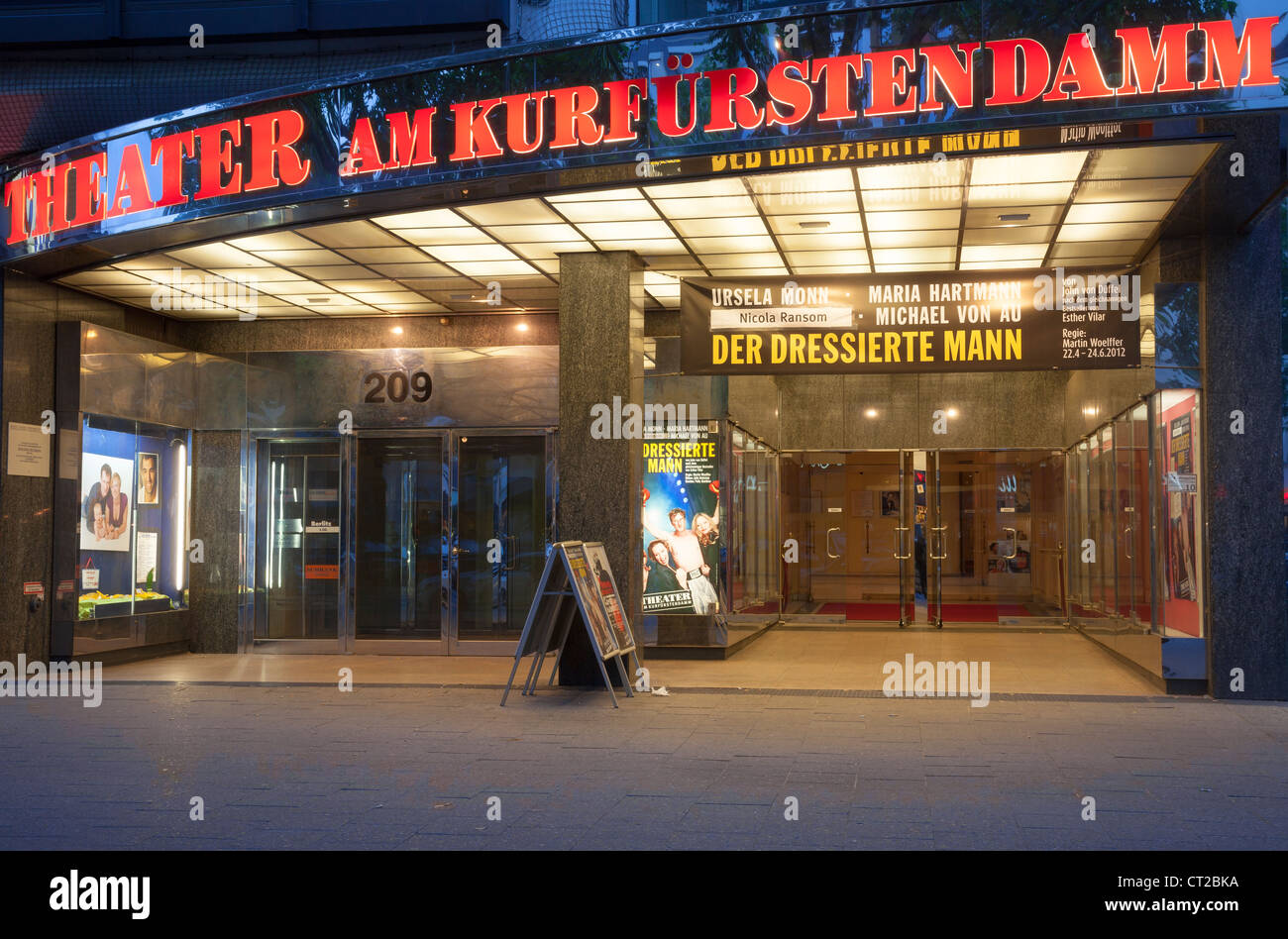 Comedy Theater und am Kurfürstendamm, Berlin, Allemagne Banque D'Images