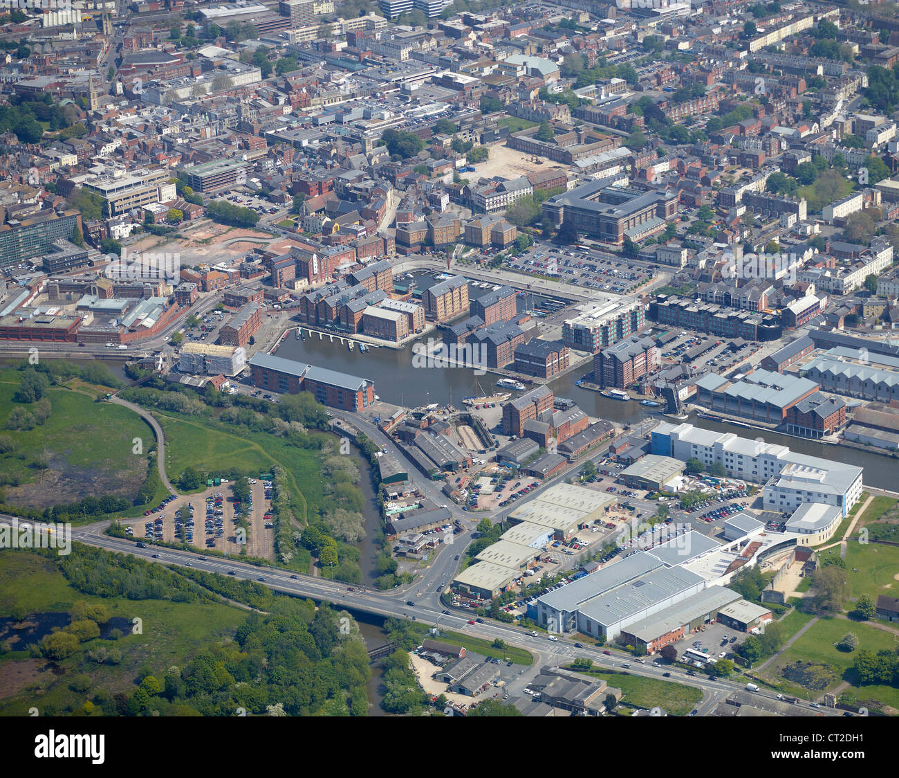 Gloucester Docks de l'air, Gloucestershire, Angleterre du Sud-Ouest, Royaume-Uni Banque D'Images