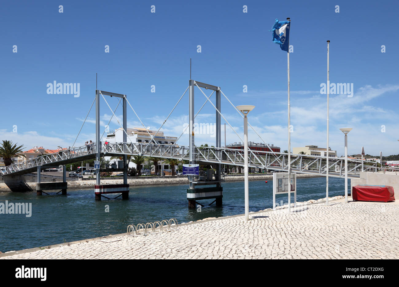 Pont à la marina de Lagos, Algarve Portugal Banque D'Images