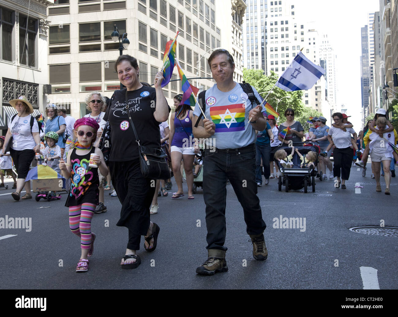 2012 Gay Pride Parade sur la 5e Avenue à New York. Banque D'Images