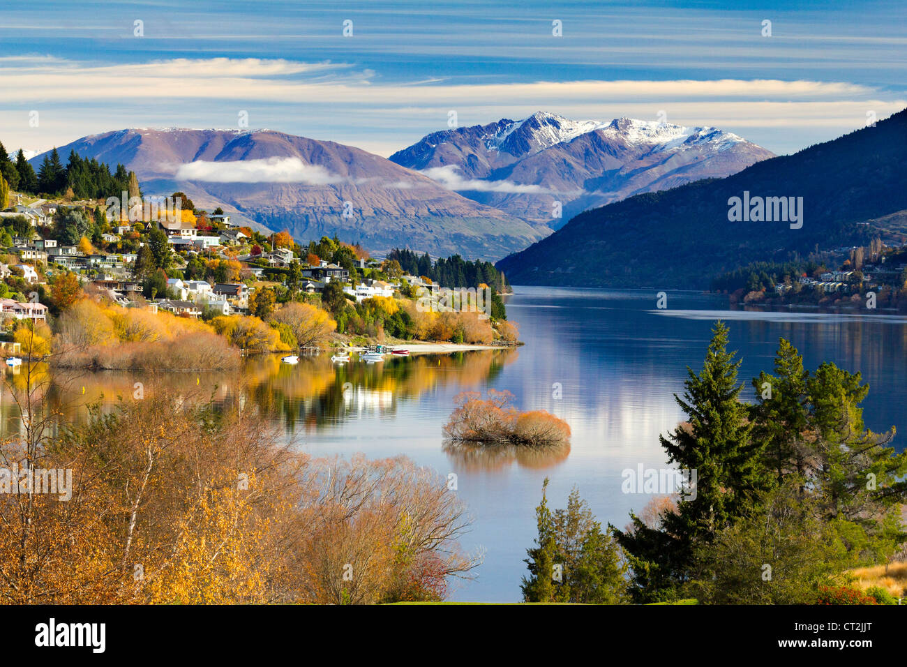 Magnifique paysage autour de Queenstown, Nouvelle-Zélande Banque D'Images