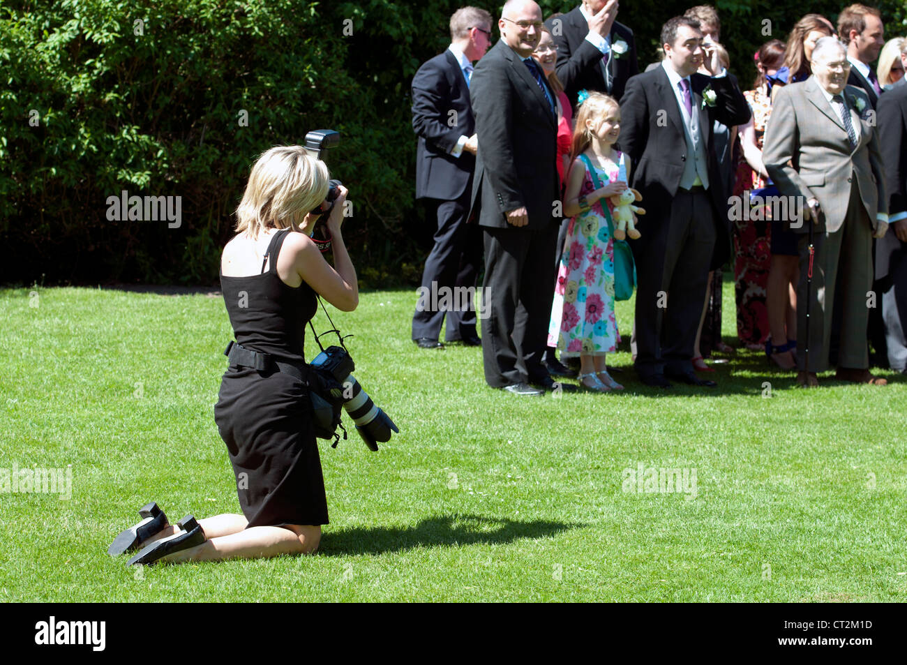 Photographe de mariage Banque D'Images