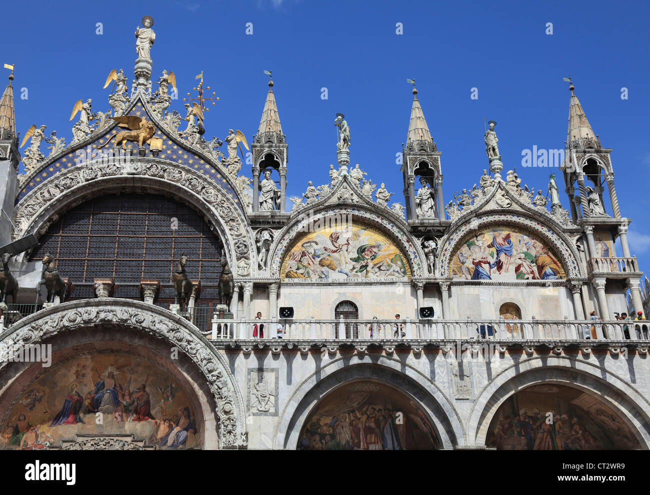 Détails de la Basilique St.Marks à Venise Italie Banque D'Images