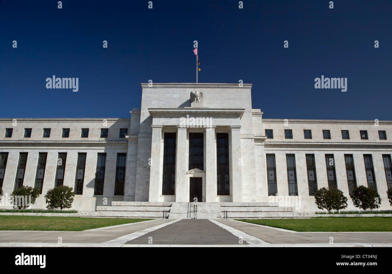 Bâtiment de la Réserve fédérale américaine, USA Banque D'Images