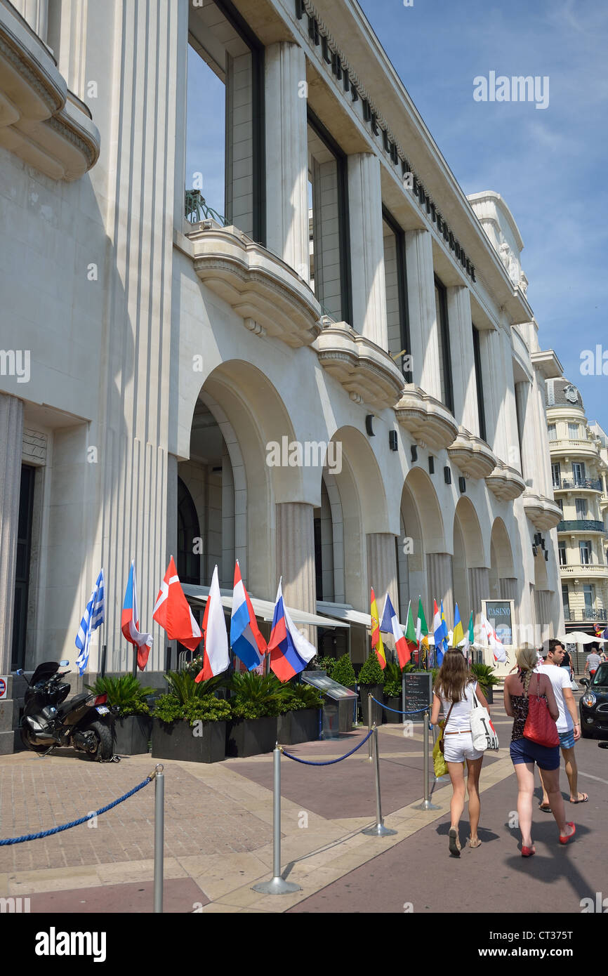 Palais de la Méditerranée Hotel, Nice, Promenade des Anglais, la Côte d'Azur, Provence-Alpes-Côte d'Azur, France Banque D'Images