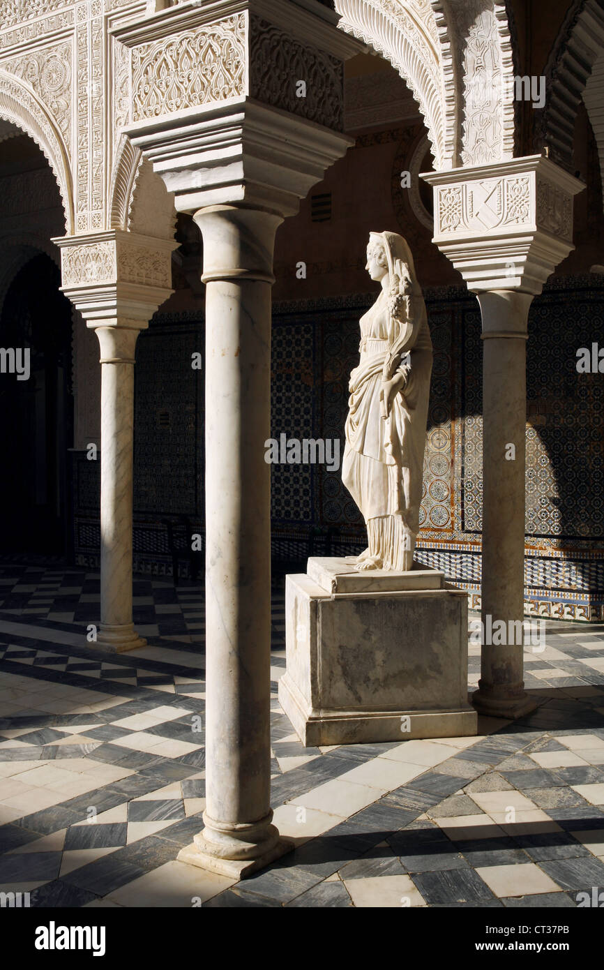La Casa de Pilatos / la maison de Pilate, Séville, Espagne Banque D'Images