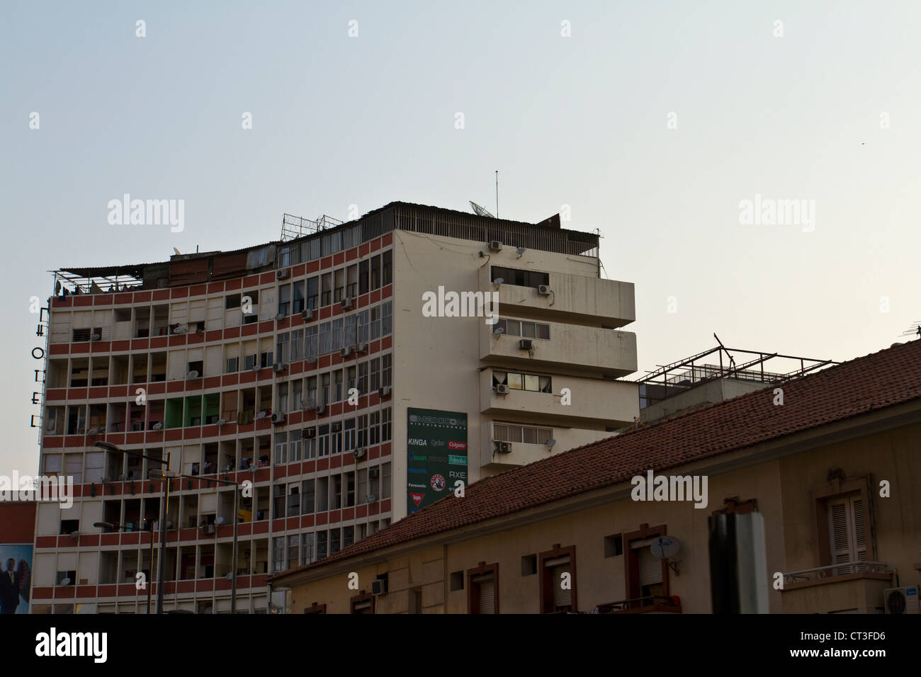 Bâtiments à Luanda en Angola Banque D'Images