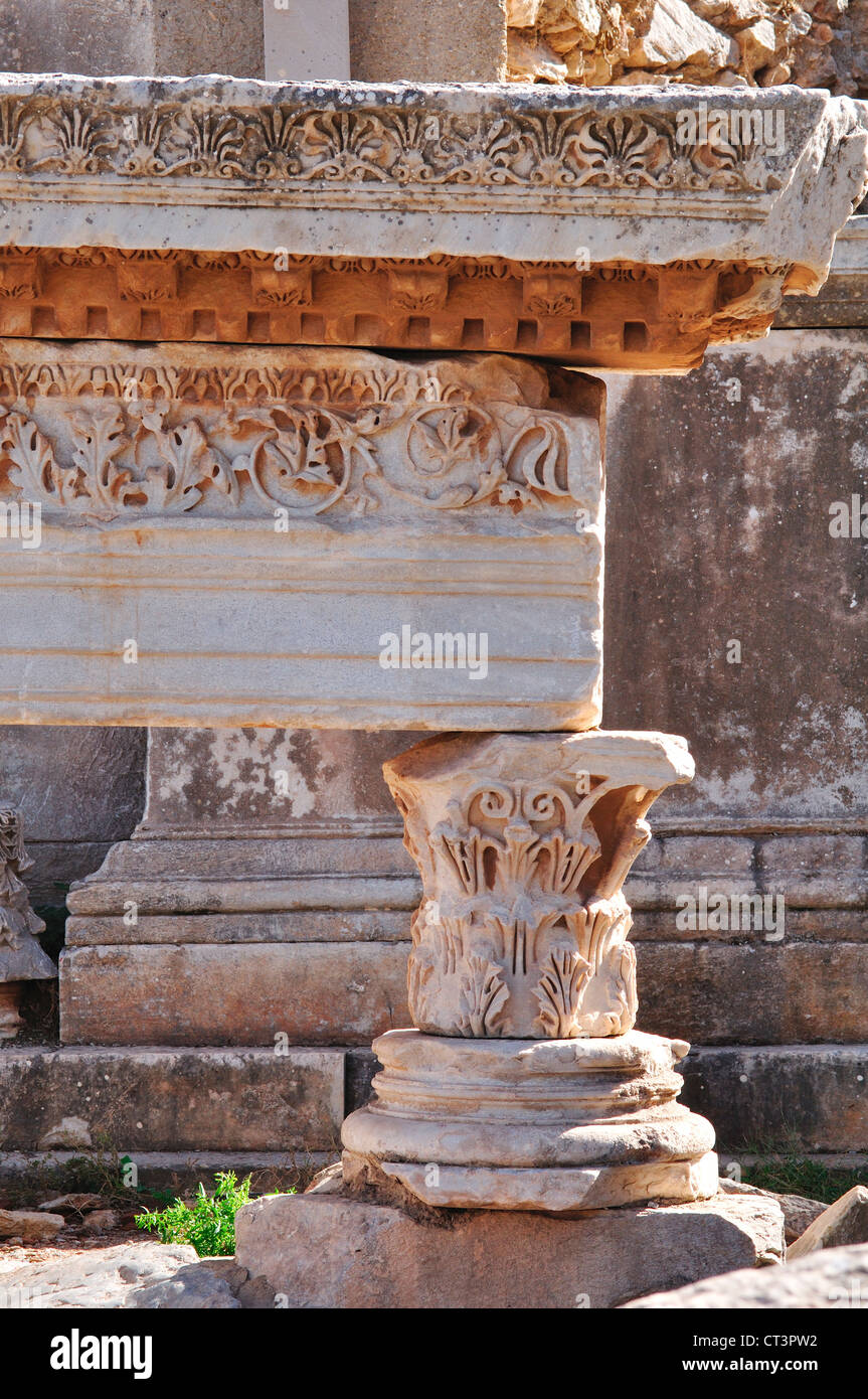 La Turquie, Kusadasi, Ruines d'Éphèse Banque D'Images