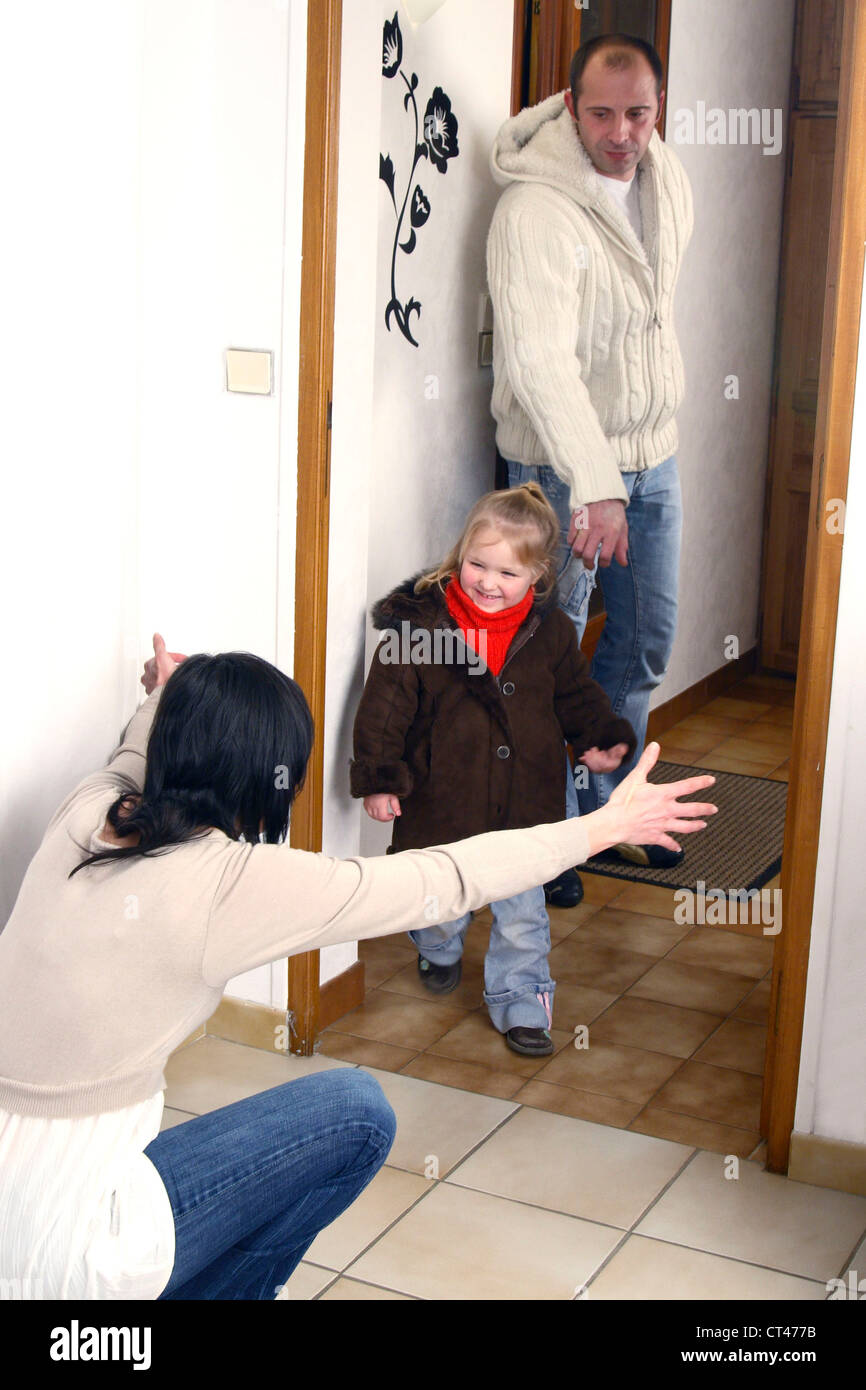 La garde temporaire Banque D'Images