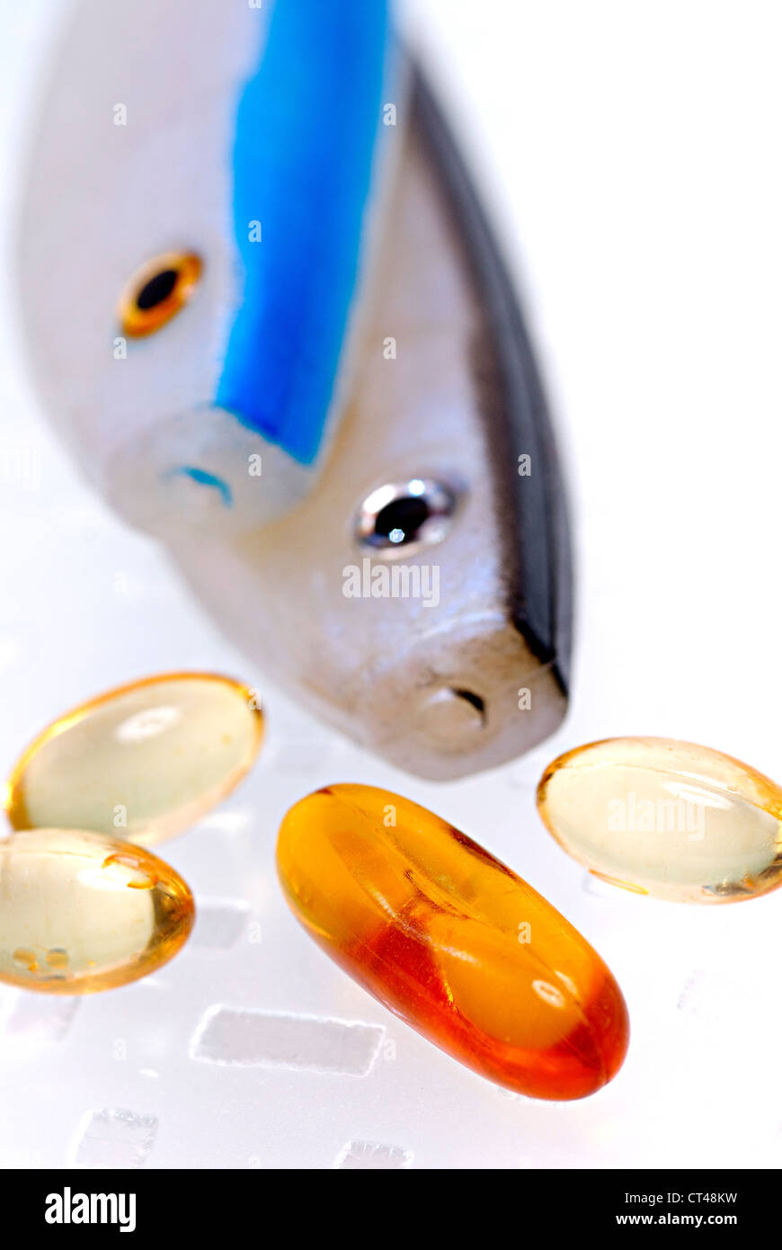 OMÉGA-3 Banque D'Images