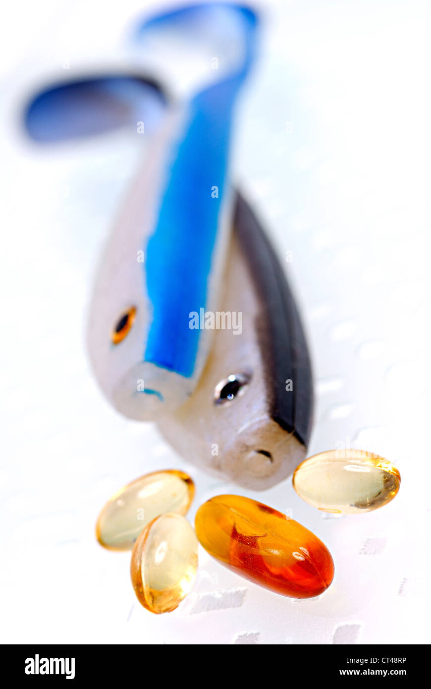 OMÉGA-3 Banque D'Images