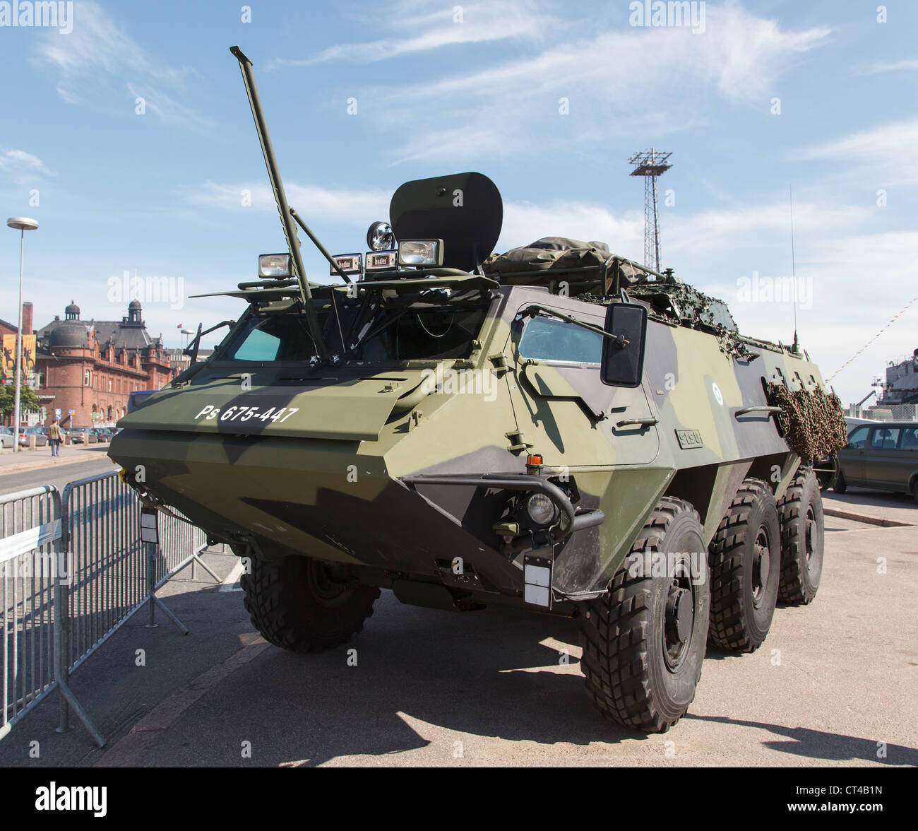 XA-185 Sisu Pasi "blindé" de l'armée finlandaise Banque D'Images