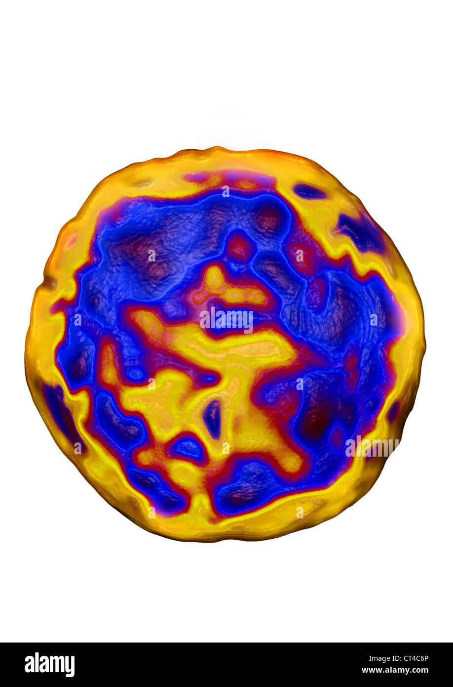 Le VIRUS DE L'HÉPATITE A Banque D'Images