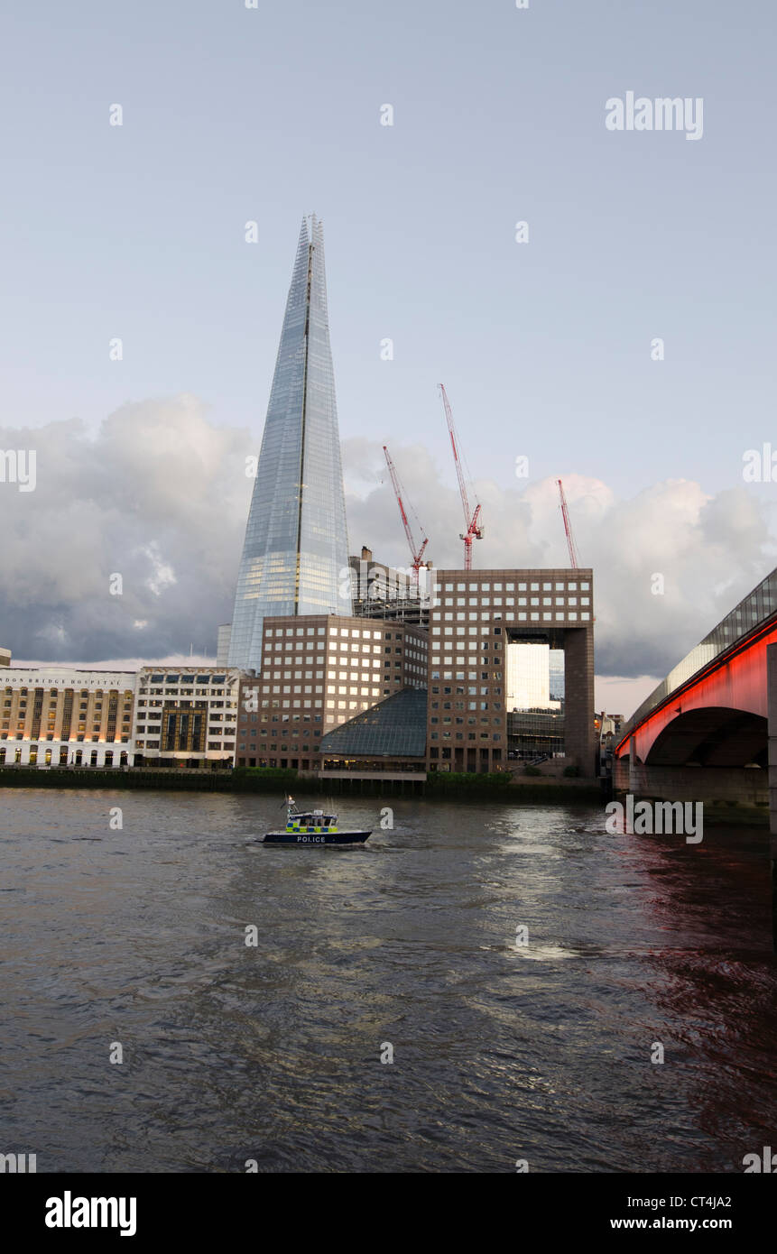 Le Shard London Bridge London Bridge 32, Londres Uk le plus haut édifice de l'Union européenne, 46ème plus haut bâtiment de juin 2012 Banque D'Images