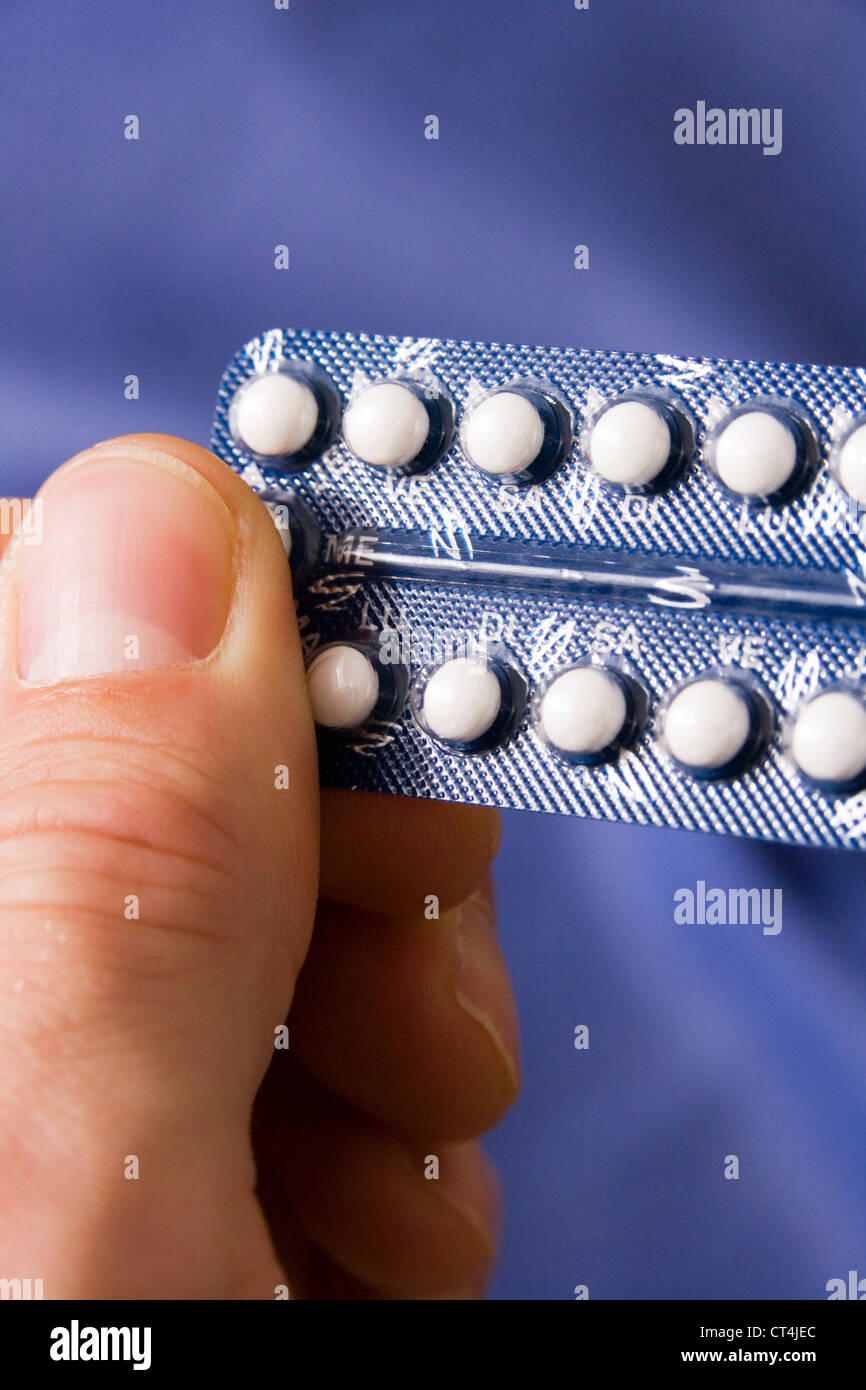 Pour les hommes de la contraception orale Banque D'Images