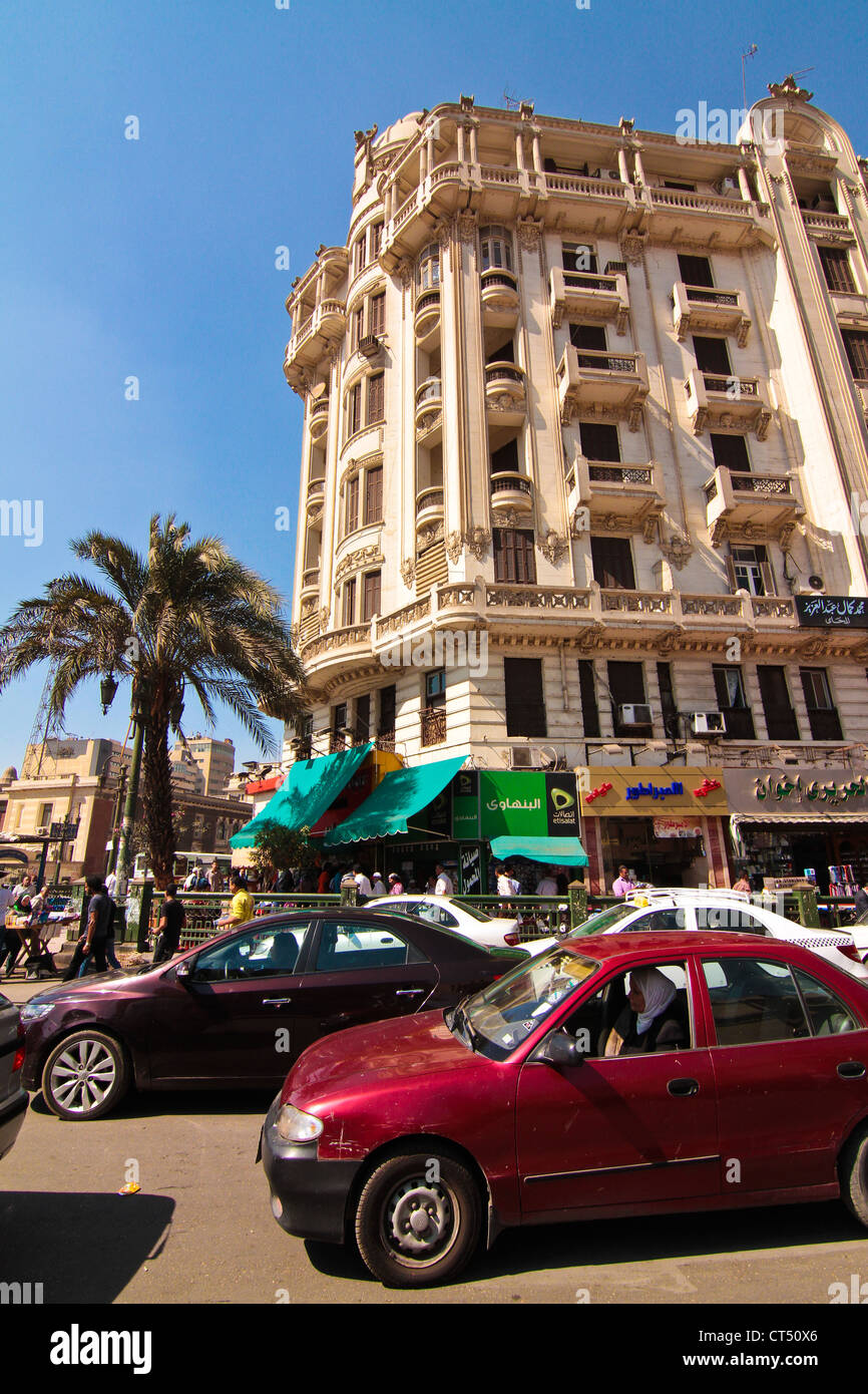 Quartier Attaba au Caire Egypte Banque D'Images