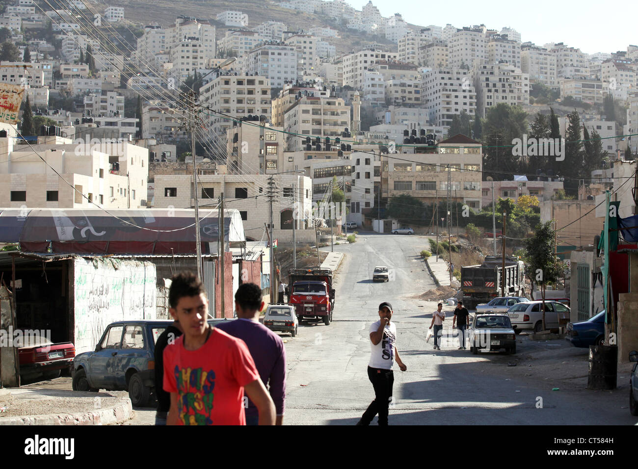 Naplouse, Palestine, Cisjordanie, l'Autorité palestinienne Banque D'Images