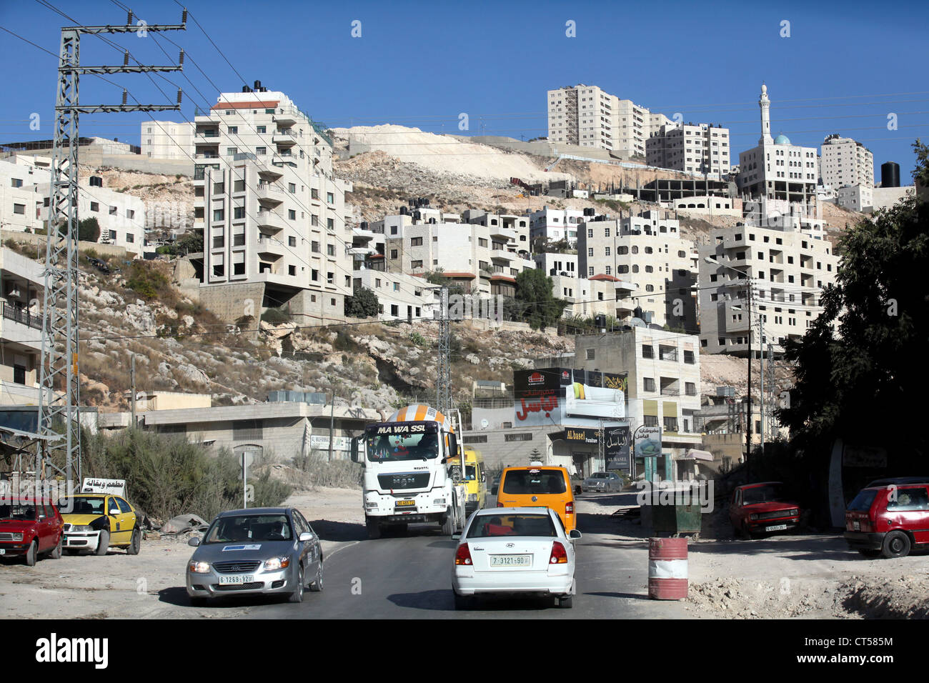 Naplouse, Palestine, Cisjordanie, l'Autorité palestinienne Banque D'Images