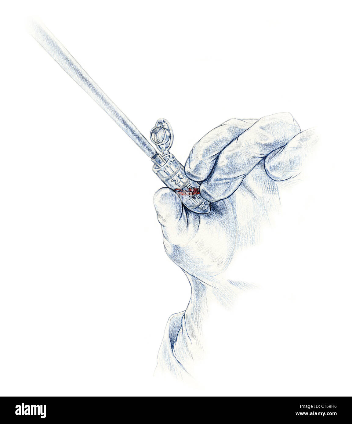 TIRAGE DE LA RECHERCHE Banque D'Images