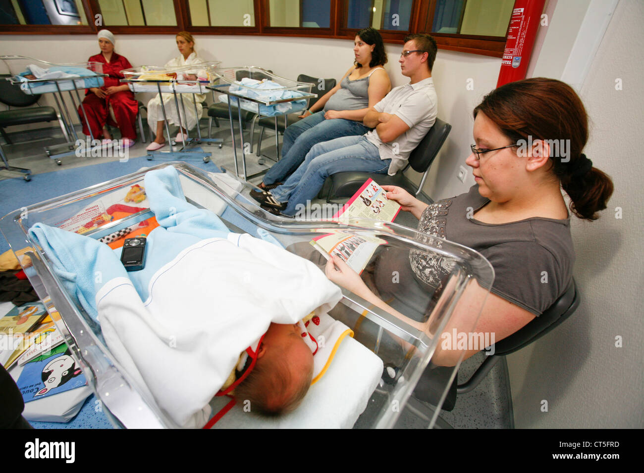 L'HÔPITAL DE MATERNITÉ Banque D'Images