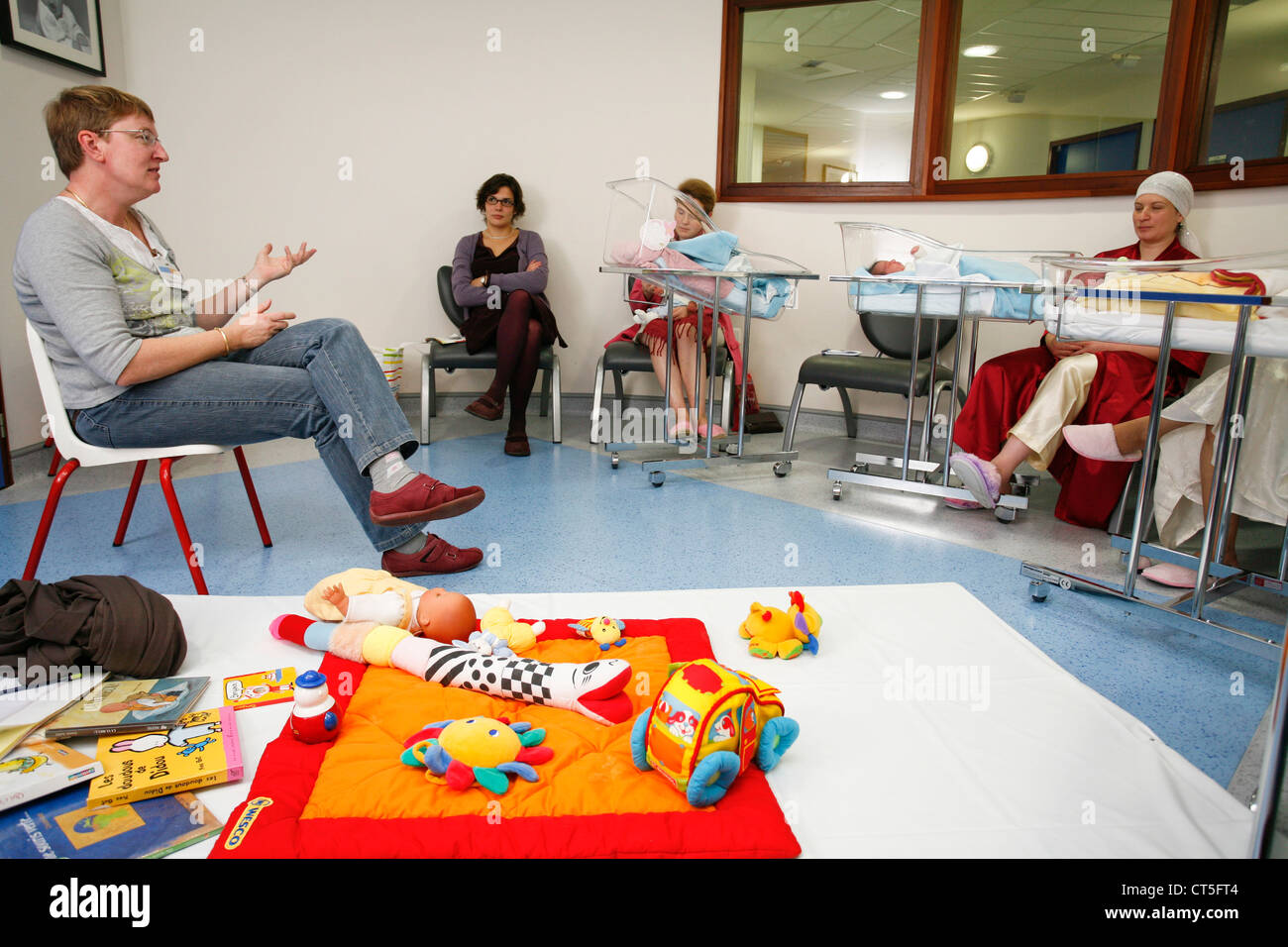 L'HÔPITAL DE MATERNITÉ Banque D'Images