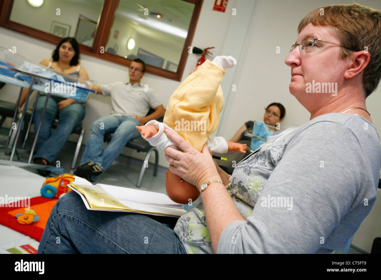 L'HÔPITAL DE MATERNITÉ Banque D'Images