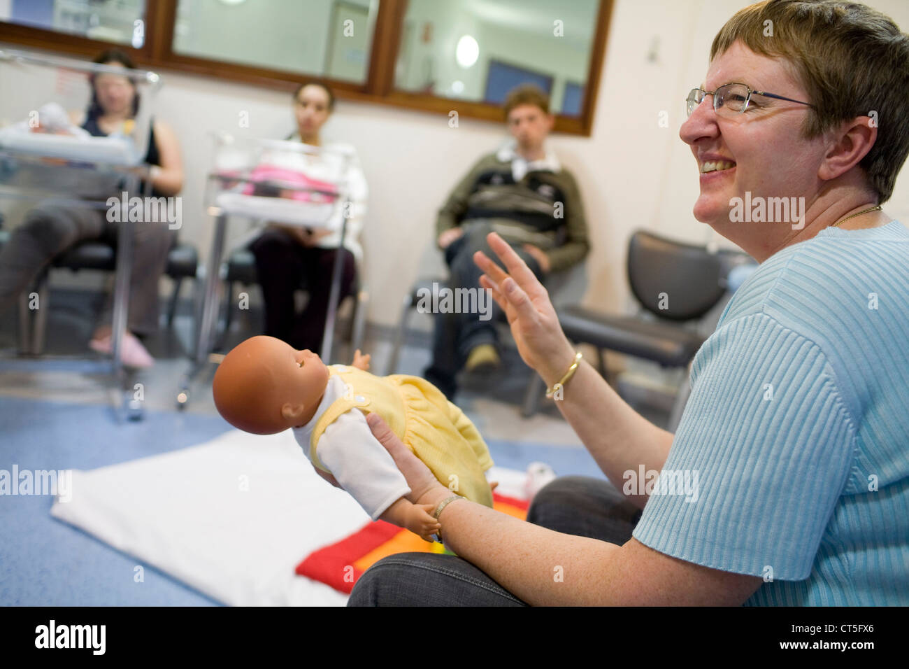 L'HÔPITAL DE MATERNITÉ Banque D'Images