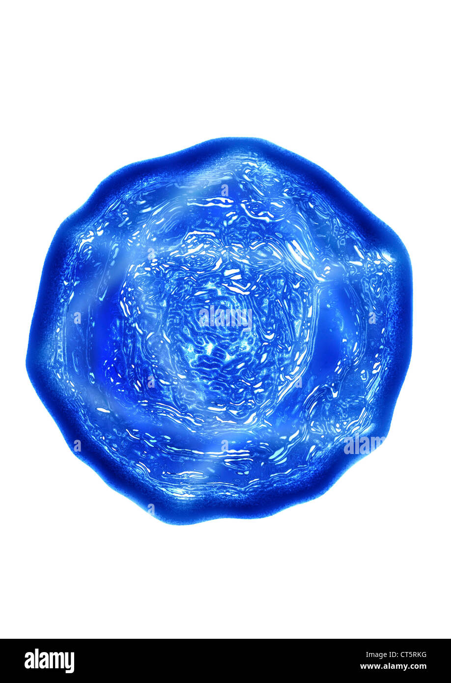 POLIOVIRUS, TEM Banque D'Images