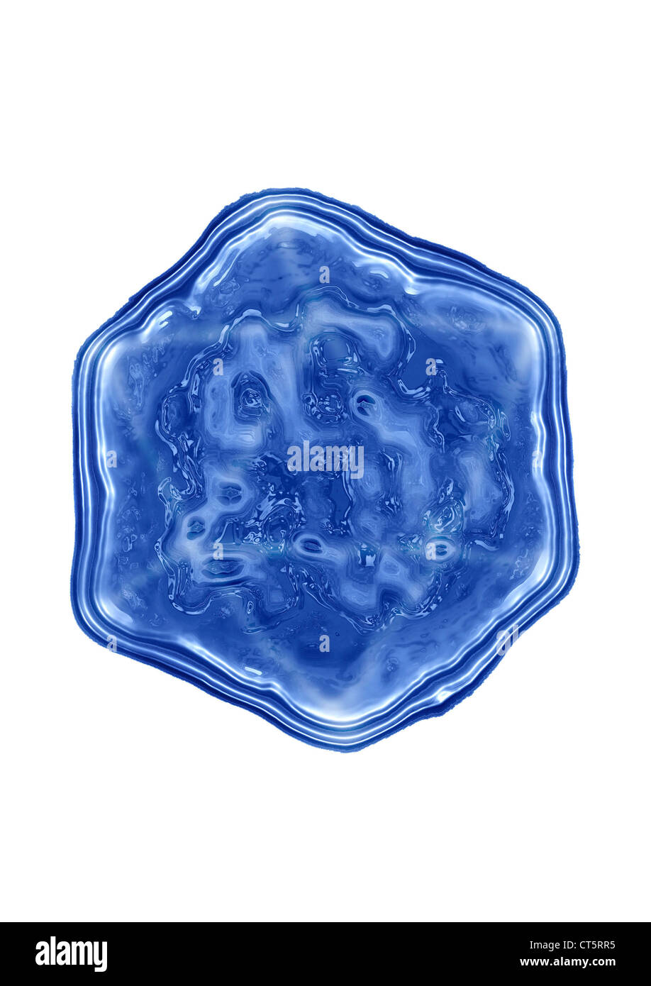 Le VIRUS DE L'HÉPATITE A Banque D'Images