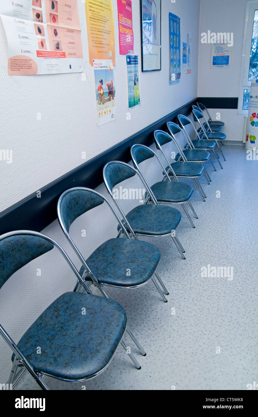 SALLE D’ATTENTE Banque D'Images